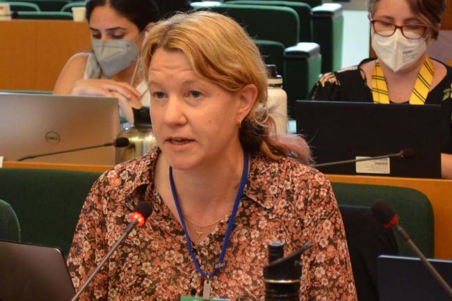 Sara Brosché, International Pollutants Elimination Network (IPEN) - POPRC-18 - 26Sep2022 - Photo