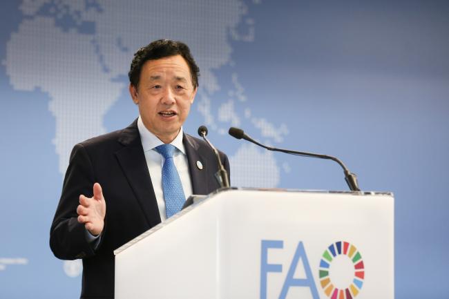 Qu Dongyu, Director General, FAO_COFO26_3Oct2022_photo.jpg