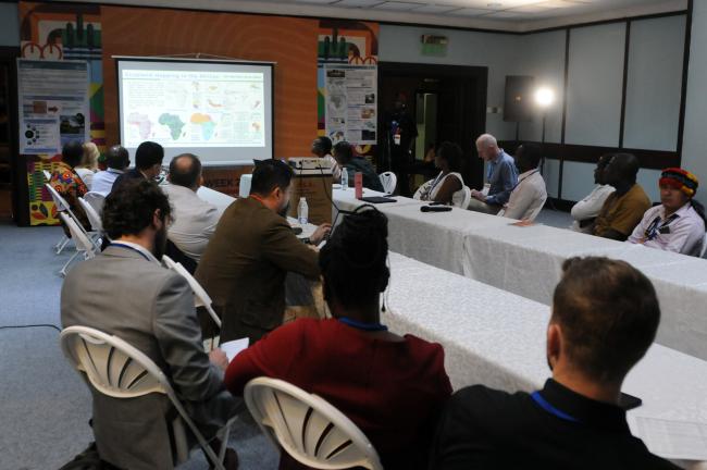 Participants during the session on Innovative Agriculture Monitoring for Improved Food Security