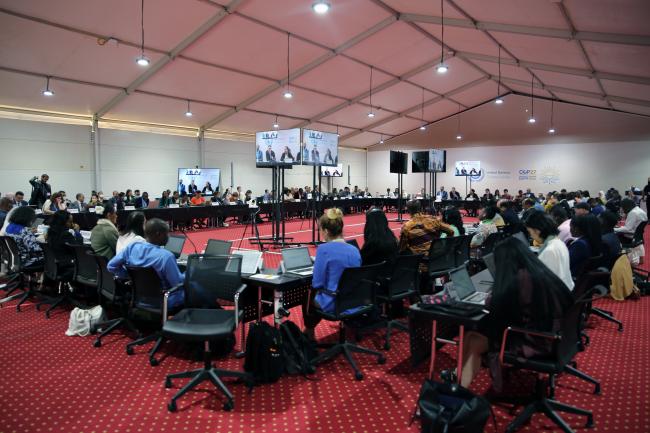View of the room during an informal consultation on National Adaptation Plans 
