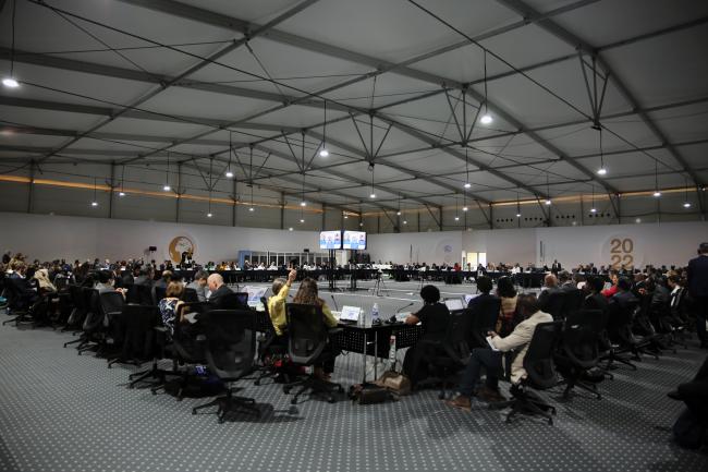 View of the room during the ministerial dialogue