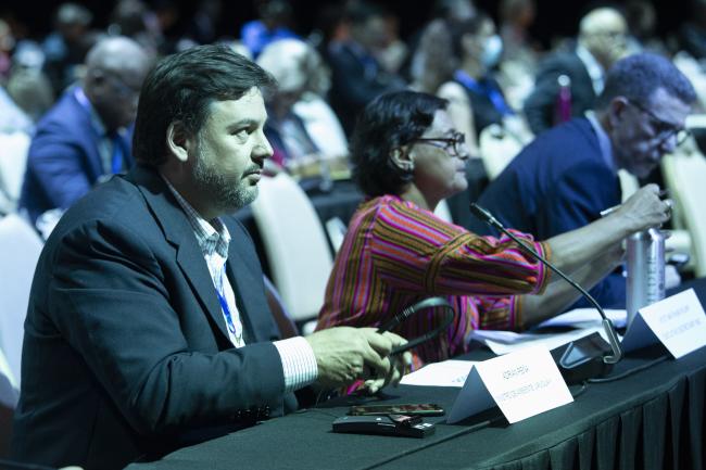 Adrián Peña, Minister of Environment, Uruguay; and -INC-1-Plastic-26Nov-Photo