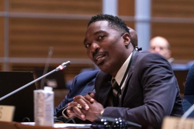 Adrian Forde, Minister of Environment, Barbados