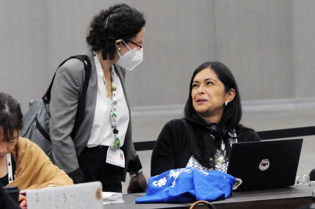 Alejandra Goyenechea, Defenders of Wildlife, and Grettel Delgadillo, Humane Society International