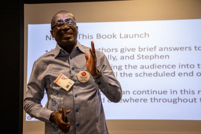 Book launch speaker