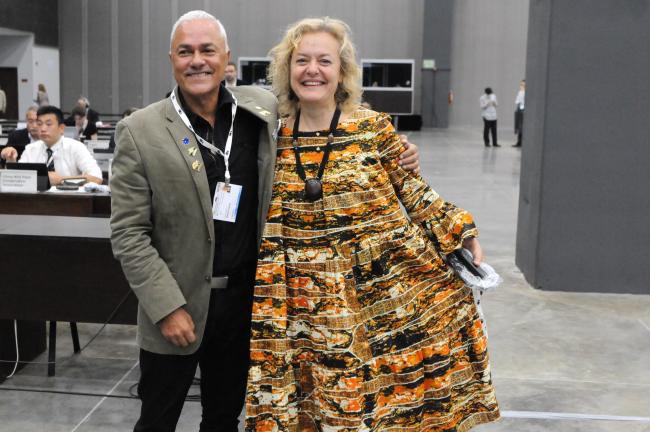 Carlos Mario Orrego Vásquez, Costa Rica, and Wendy Byrnes, Spain