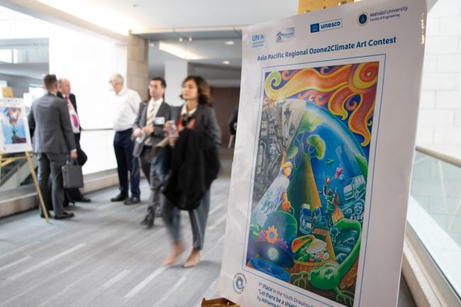 Delegates and art