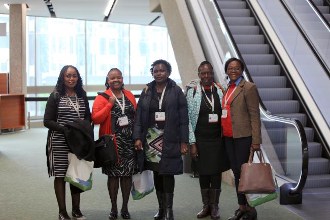 Delegates from Kenya and Mozambique 