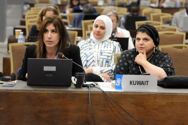 Shareefa Sultan Al-Salem, Wafa'a Behbehani, and Lena Alawathi, Kuwait