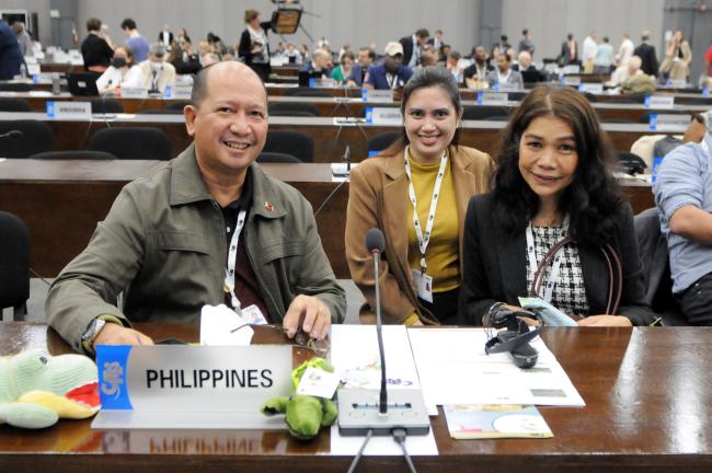 The delegation from the Philippines