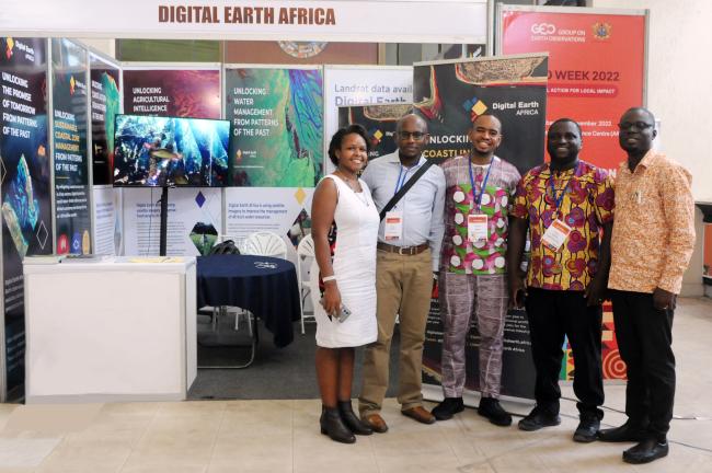 Digital Earth Africa stand