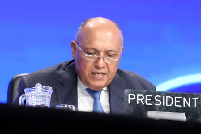 COP 27 President Sameh Shoukry