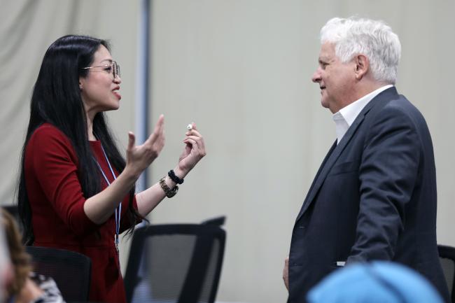 Nichamon May Hsieh, Thailand, and Lilburn Trigg Talley, US