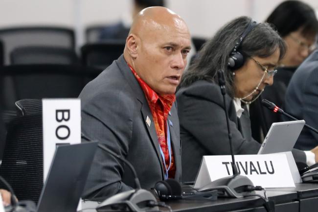 Seve Paeniu, Minister of Finance, Tuvalu