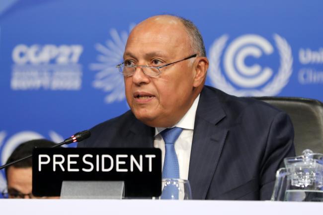 COP 27 President Sameh Shoukry