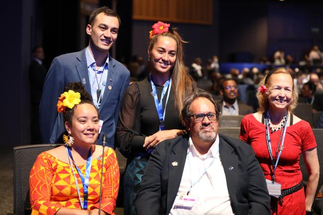 The Cook Islands delegation
