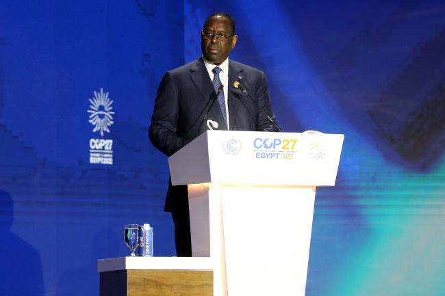 Macky Sall, President of Senegal and Chairperson of the African Union