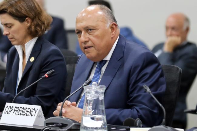 COP 27 President Sameh Shoukry