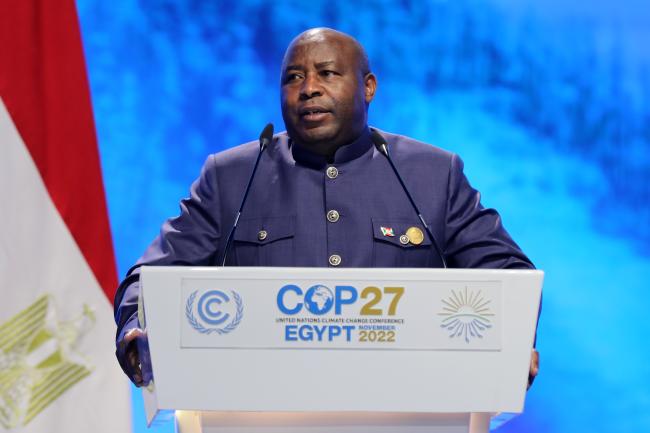 Evariste Ndayishimiye, President of Burundi
