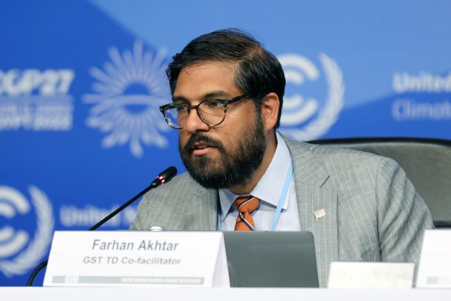 Farhan Akhtar, Global Stocktake Technical Discussion Co-Facilitator