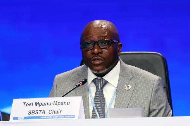   Tosi Mpanu Mpanu, SBSTA Chair