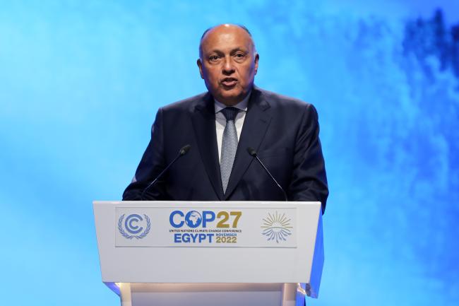 COP 27 President Sameh Shoukry