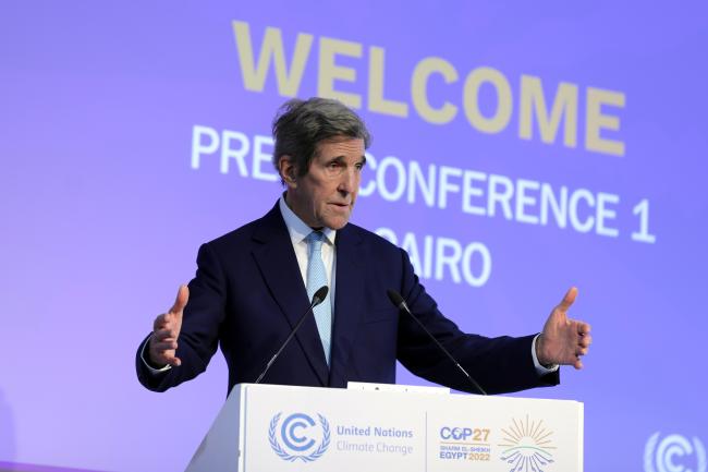   John Kerry, US Special Presidential Envoy for Climate