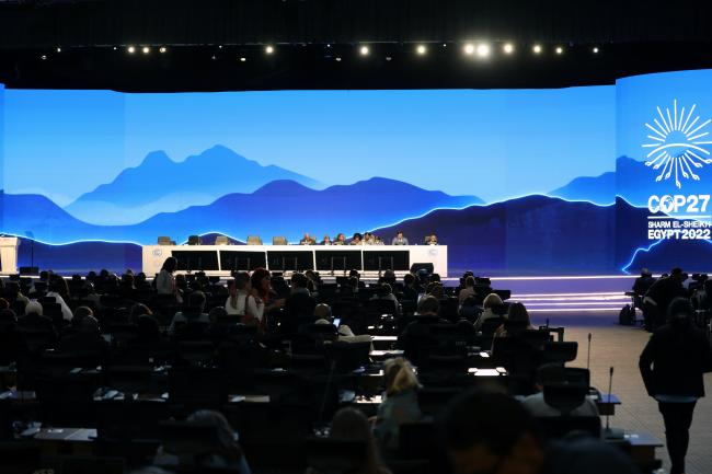 View of the room during the SBSTA closing plenary