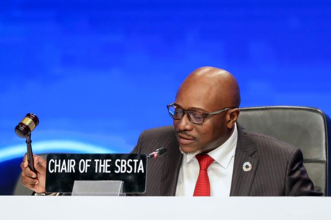 Tosi Mpanu Mpanu, SBSTA Chair