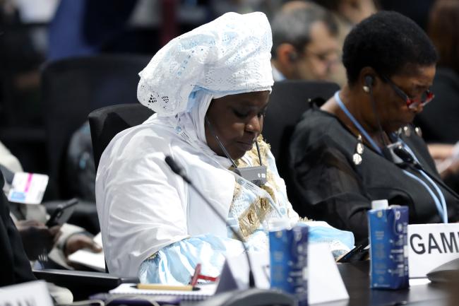 Rohey John, Minister of Environment, Climate Change anf Natural Resources, the Gambia