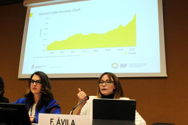 Fernanda Ávila, Mining Secretary, Argentina