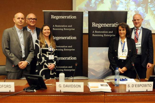 Group photo of panelists of the session on  Re-Mining for Critical Minerals and Land Restoration