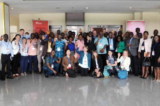 Group photo at the end of the session on Evidence-based decisions and impact through National GEOs