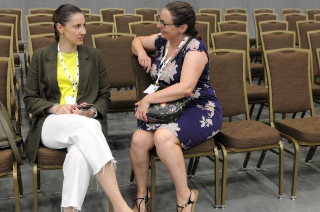 Kristina Rodina, FAO, and Vicki Crook, Uruguay