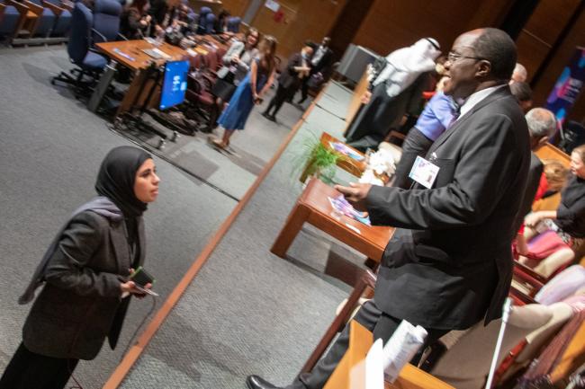 Lara Haidar and Gilbert Bankobeza
