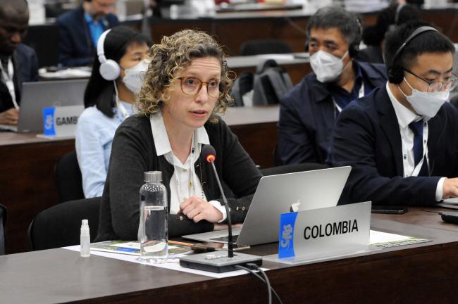 María Piedad Baptiste Espinosa, Colombia