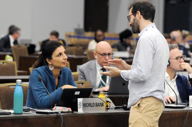 Monica Zavagli, World Bank, and Francois Diaz, WOAH