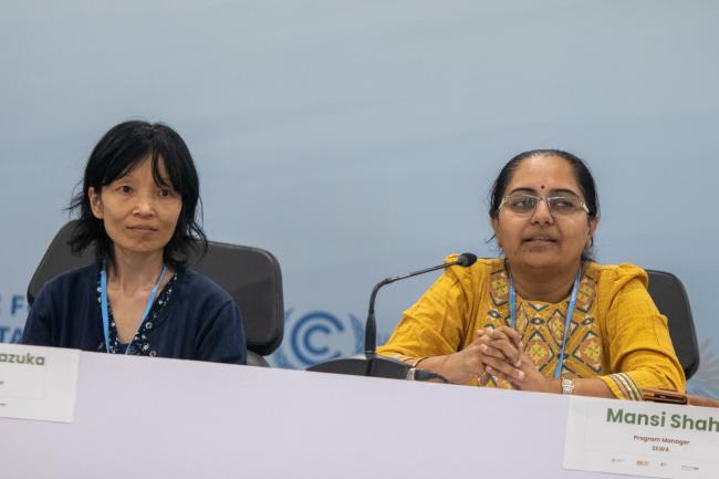 Nozomi Kawarazuka and Mansi Shah