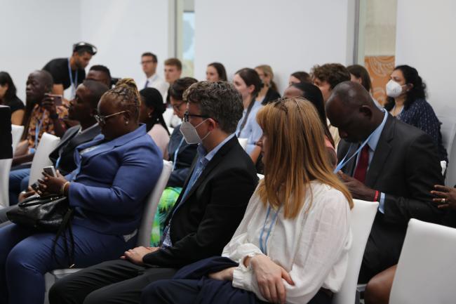 Observers  during side event Accelerating Action for a Climate-resilient Future