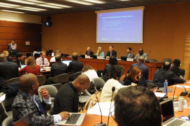 Participants during session on Building Resilient Supply Chains