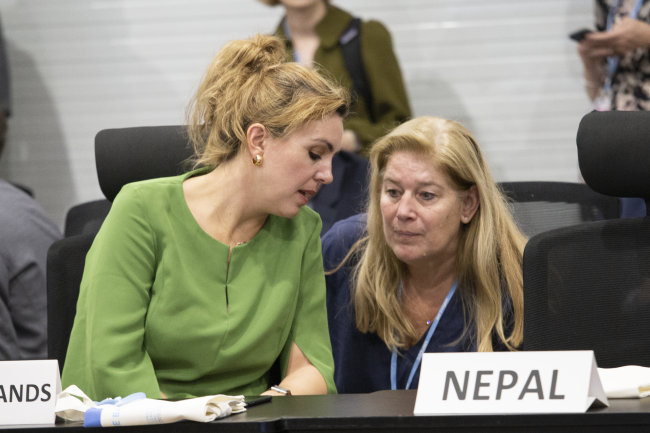 Participants during the session