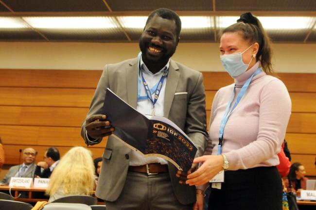 Participants share a laugh
