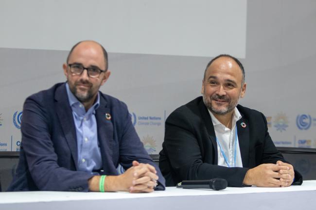 Pep Malagrava and José Antonio Valbuena Alonso