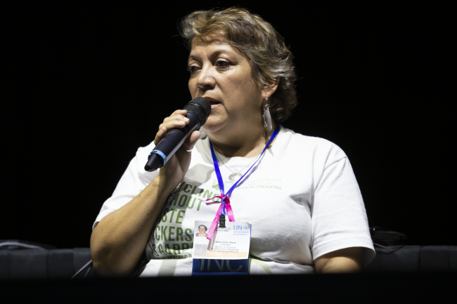 Soledad Mella Vidal, Waste Picker from Chile at Global Alliance of Waste Pickers
