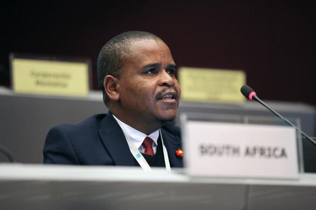 Stanley Tshitwamulomoni, South Africa 