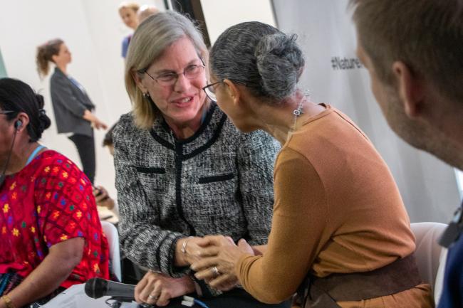 Susan Gardner and Marina Silva 