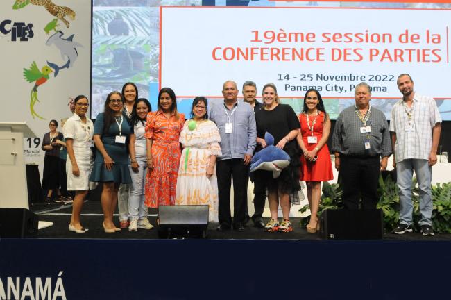 The Panamanian delegation