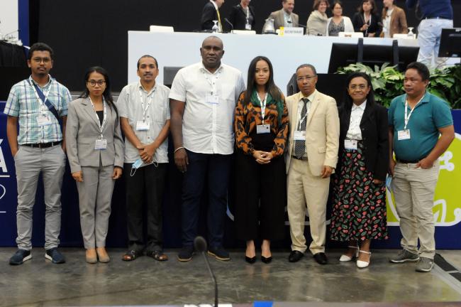 The delegation from Madagascar