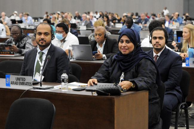 The delegation from the United Arab Emirates