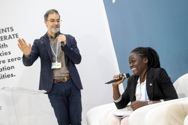 Tony Siantonas, WBCSD and Loureen Akin Awuor, KENAFF